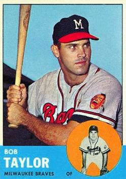1963 Topps Baseball Cards      481     Bob Taylor